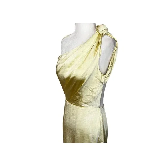 Lovers and Friends Bella Gown in Baby Yellow Small New Womens Maxi Dress - Picture 5 of 10